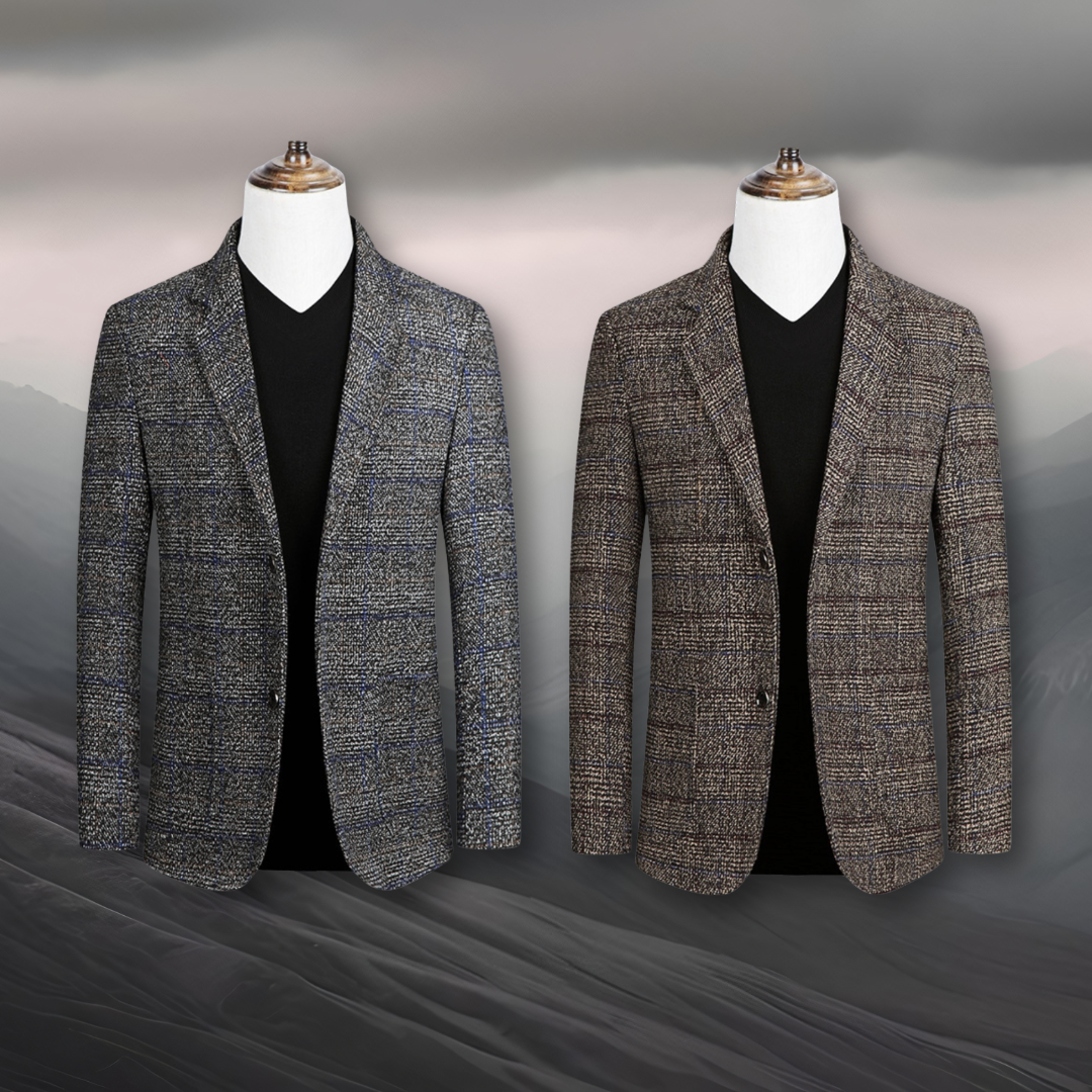Rubén™ | Blazer Elegante de Tejido Escocés