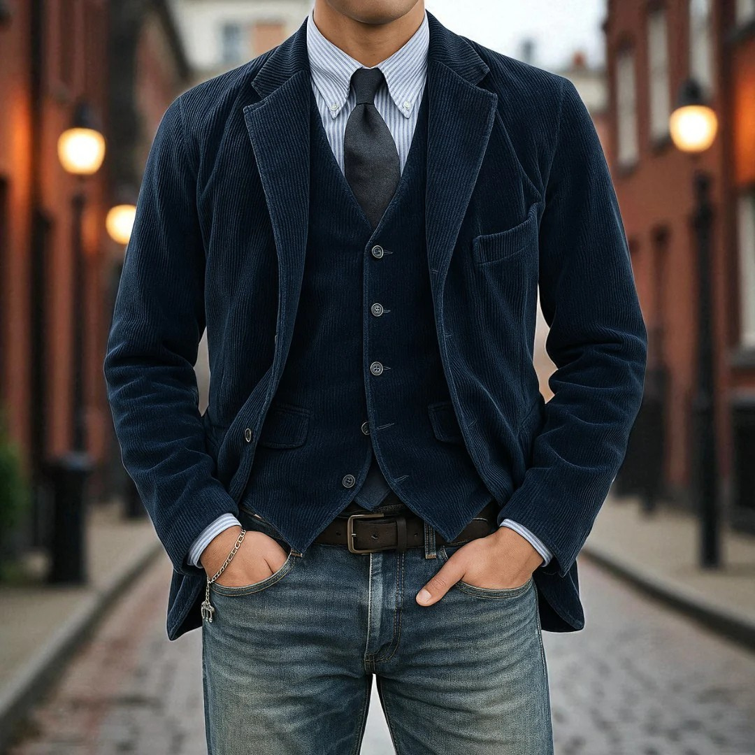 Tommy | Conjunto de Blazer y Chaleco Elegante