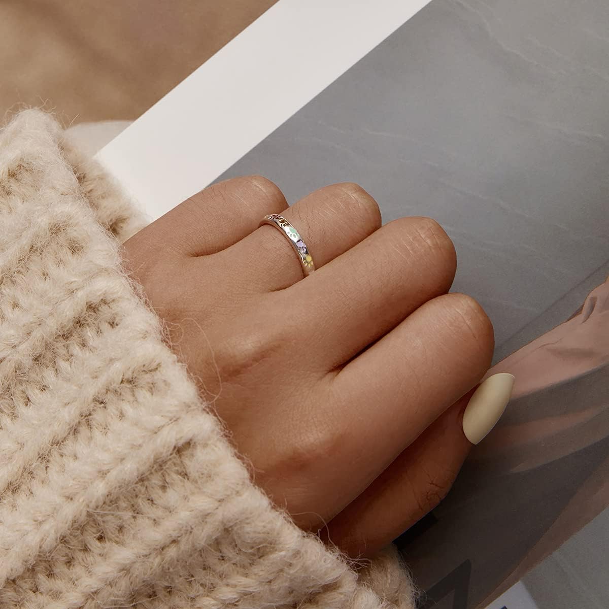 Ilduara™ | Anillo de Plata con Huella