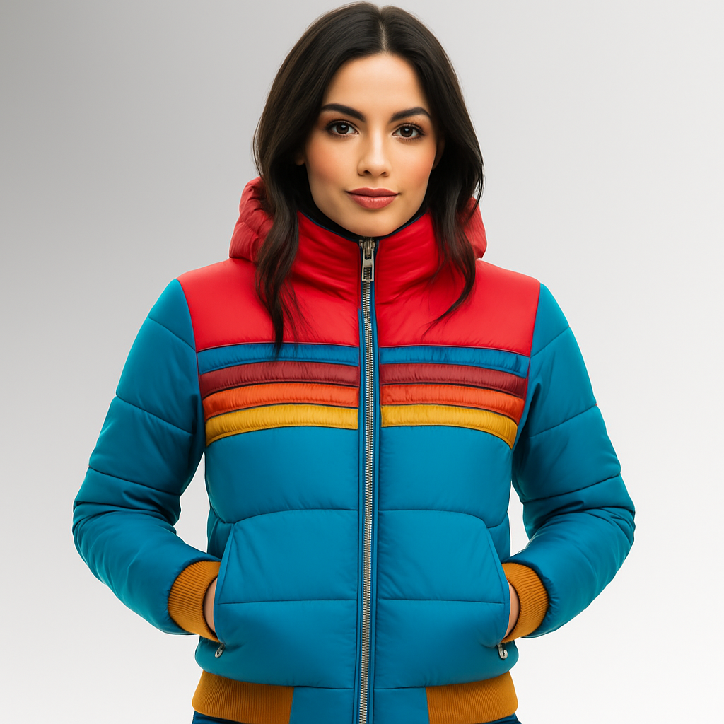 Isabella | Plumífero Multicolor