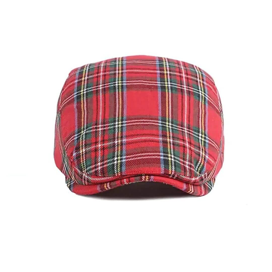 Leodegario | Gorra Ivy de Algodón Tartan