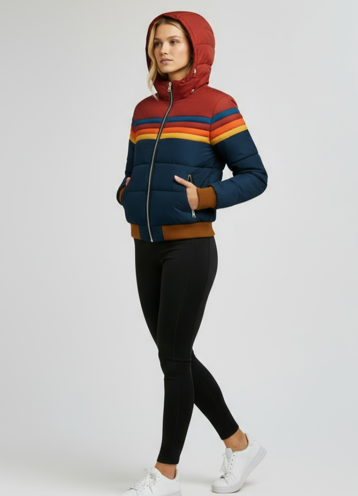 Isabella | Plumífero Multicolor