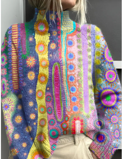 María™ | Jersey de cuello alto cálido y elegante