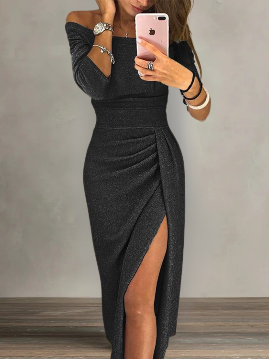 Noa™ | Vestido de gala off-shoulder