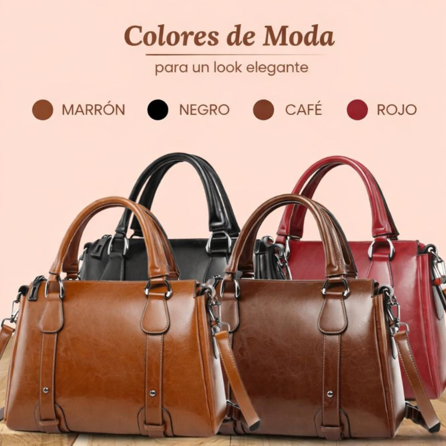 Camille™ | Bolso De Hombro Brillante