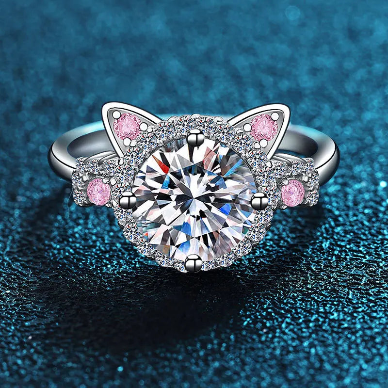 Arlet | Anillo Orejitas de Gato con Zirconia