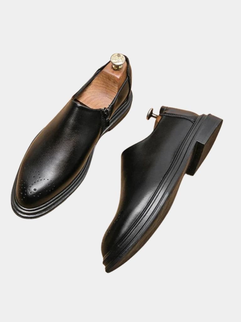 Zacarías | Mocasines de Piel Marrón Prestige