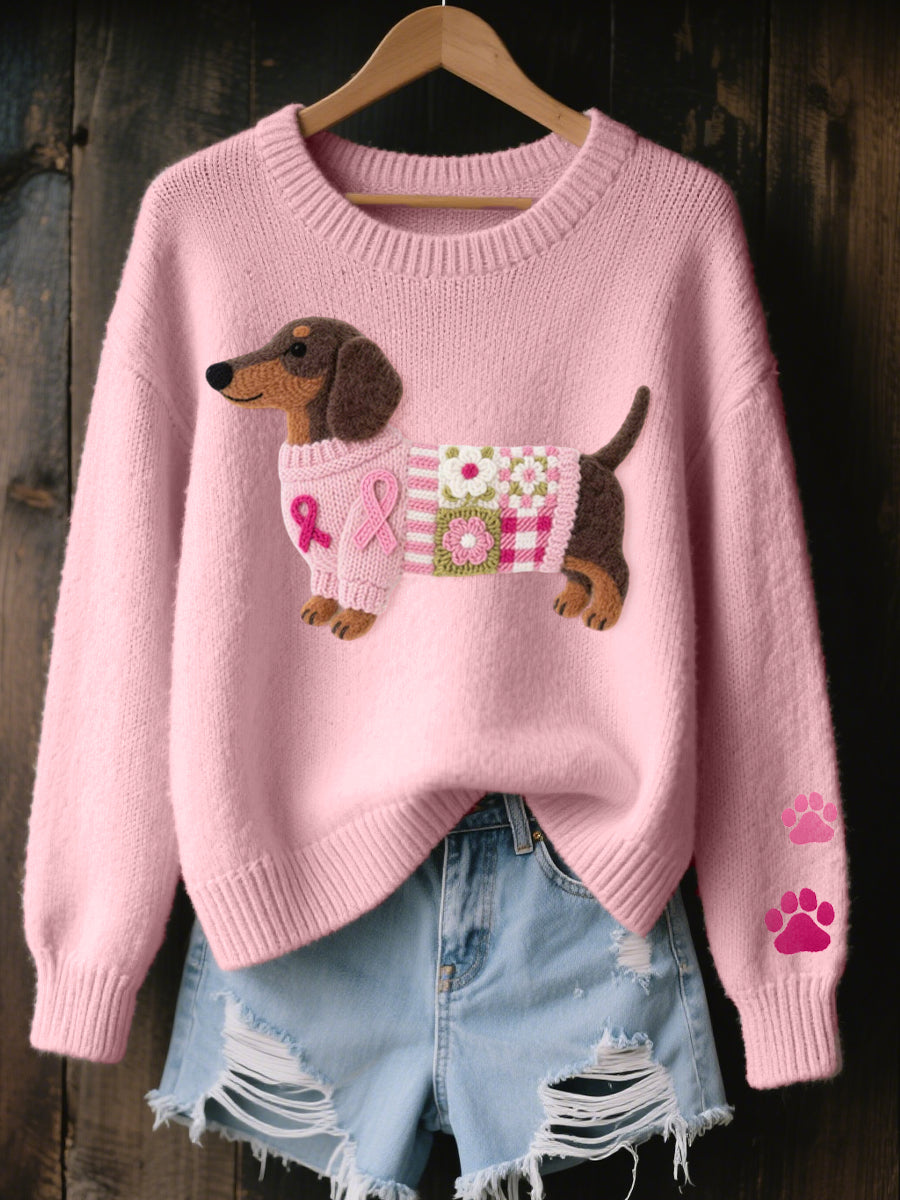 Fátima | Jersey de lana con dachshund