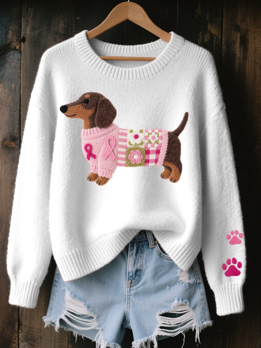 Fátima | Jersey de lana con dachshund