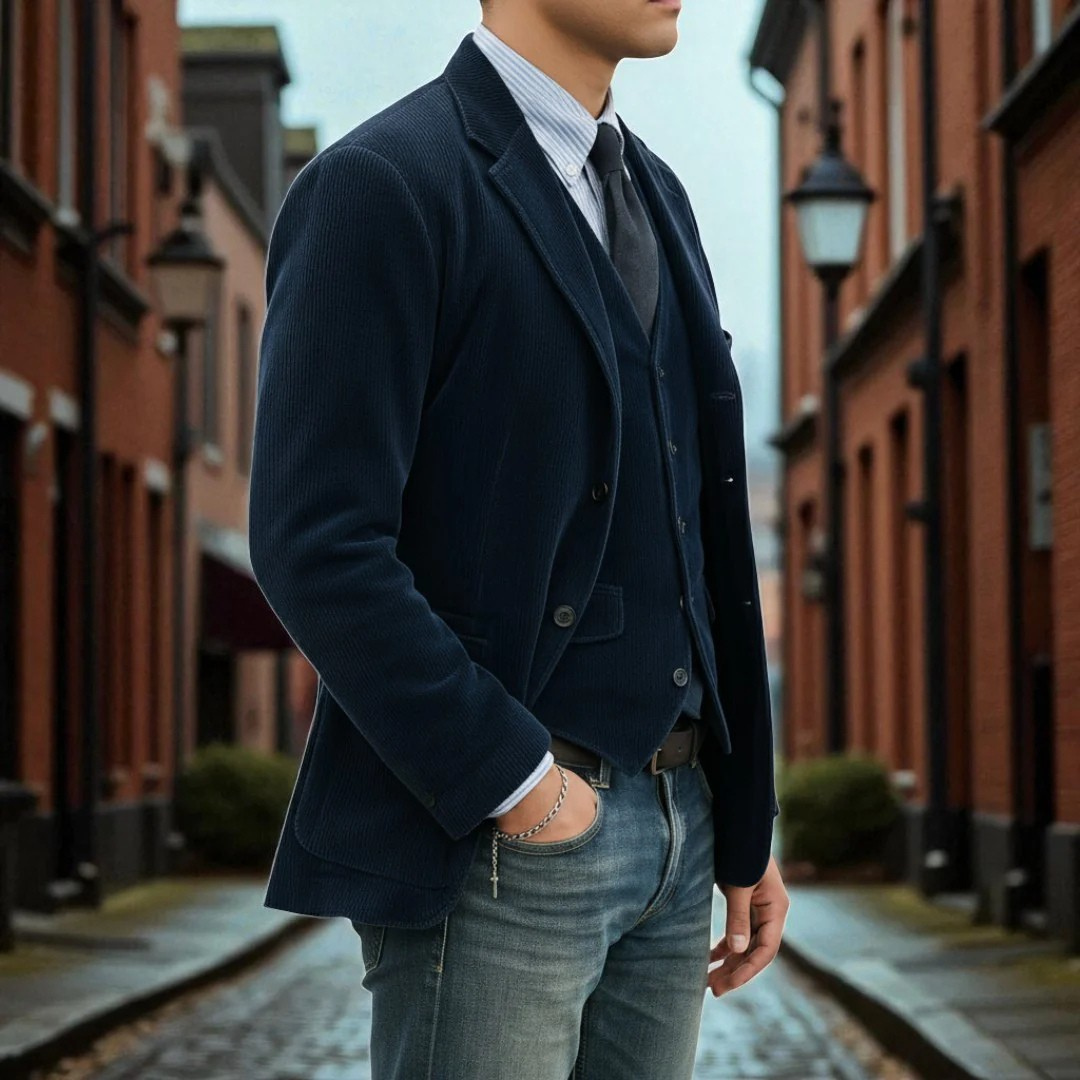 Tommy | Conjunto de Blazer y Chaleco Elegante