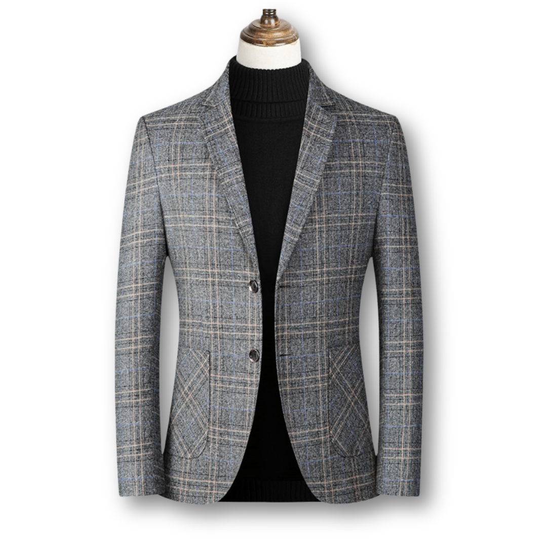 Rubén™ | Blazer Elegante de Tejido Escocés
