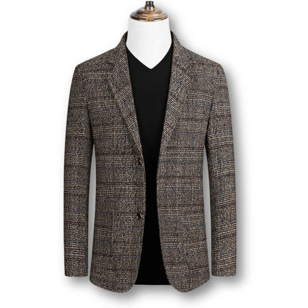 Rubén™ | Blazer Elegante de Tejido Escocés