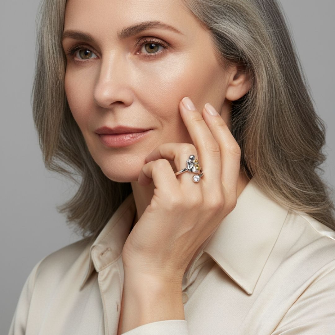 Rose™ | Anillo con Ícono de Perro