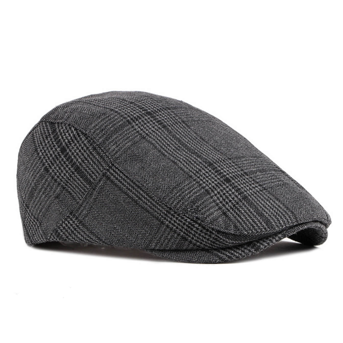 Aureliano | Gorra Plana de Cuadros