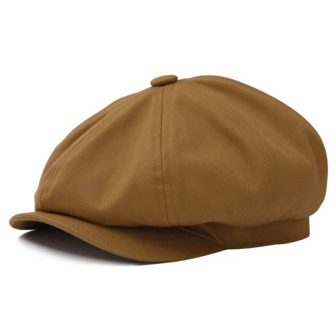 Leocadio | Gorra Newsboy de Twill de Algodón