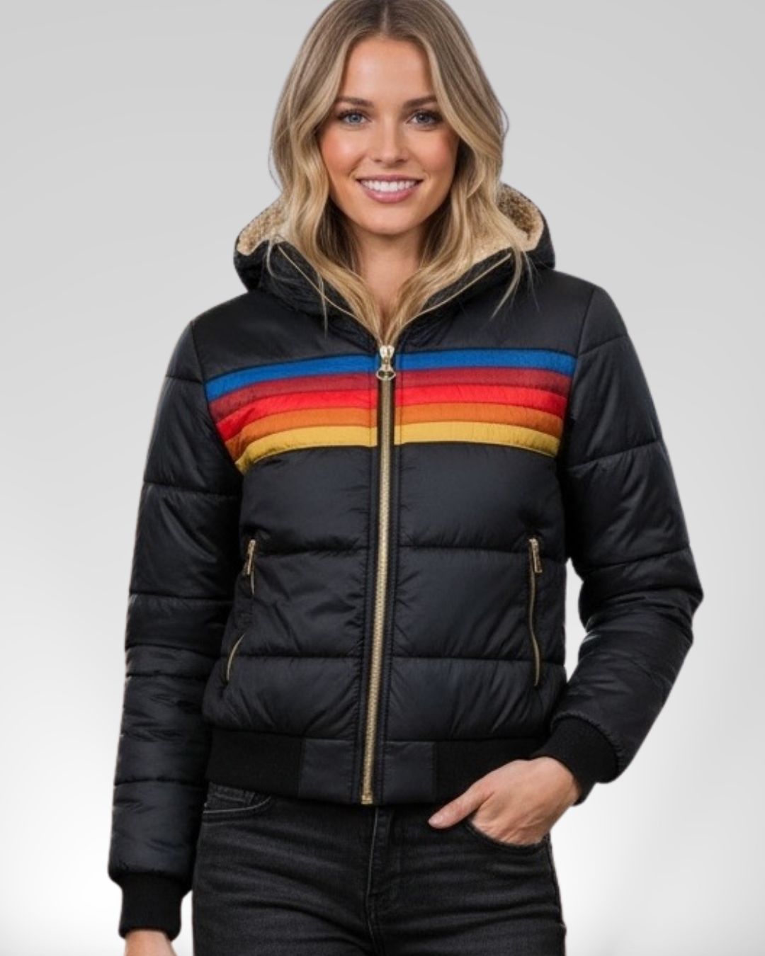 Isabella | Plumífero Multicolor