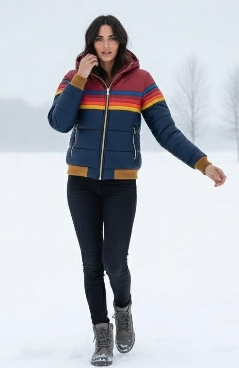 Isabella | Plumífero Multicolor