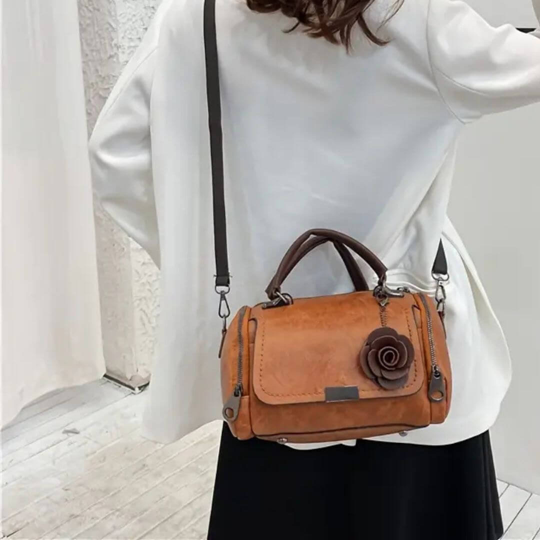 Barbara™ | Bolso De Mano Con Asa Brillante