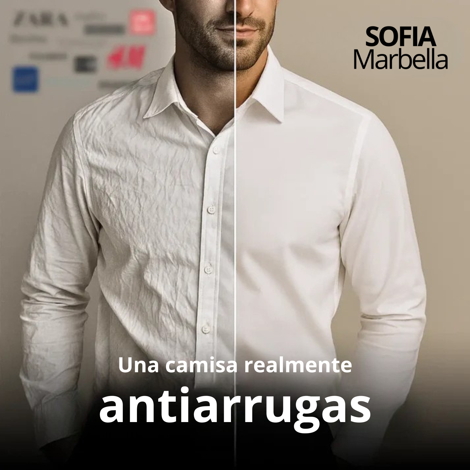 Evaristo | Camisa Antarrugas de Corte Ajustado