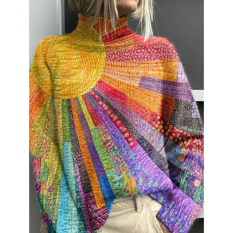 María™ | Jersey de cuello alto cálido y elegante