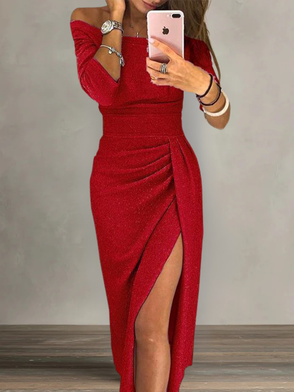 Noa™ | Vestido de gala off-shoulder