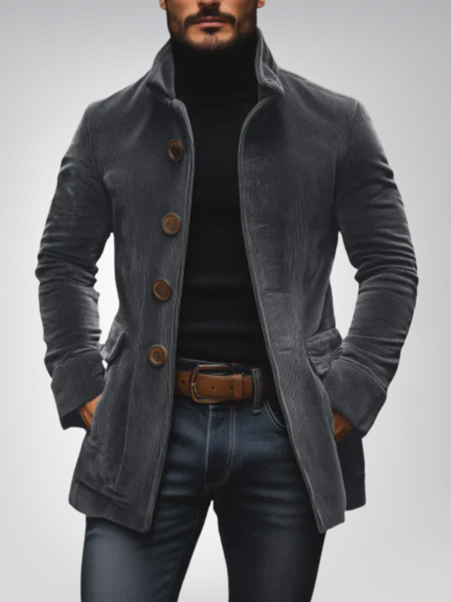 Enrique® | Blazer de Pana Acanalada