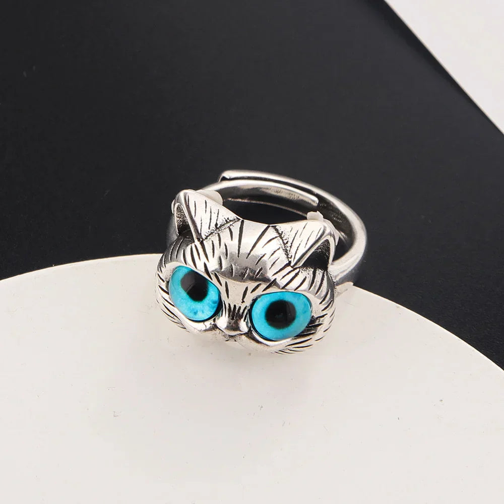 Lurena | Anillo Gato Vintage Plata