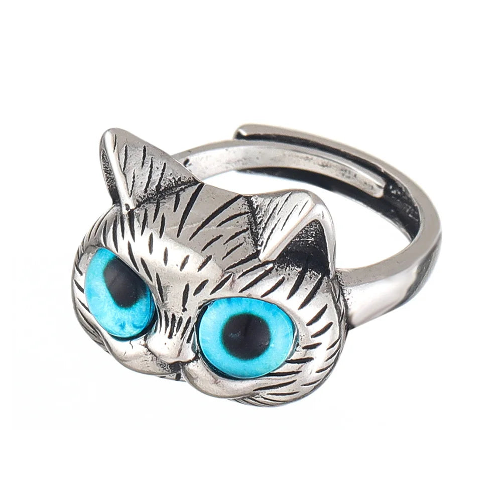 Lurena | Anillo Gato Vintage Plata