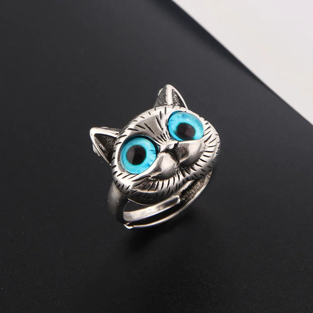Lurena | Anillo Gato Vintage Plata
