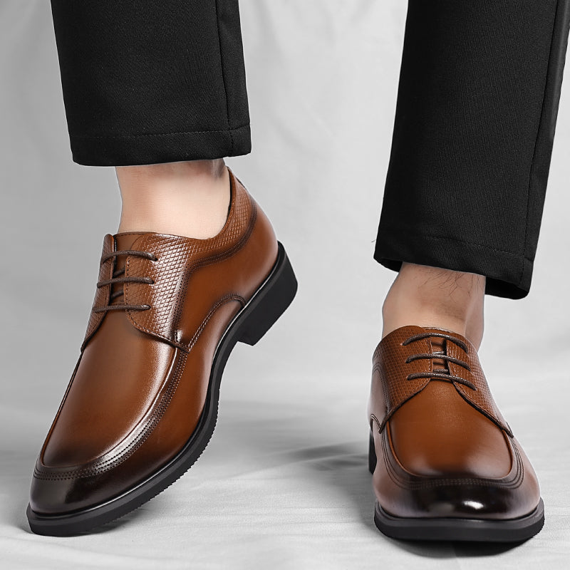 Abelardo | Botas Oxford de Piel Brillante