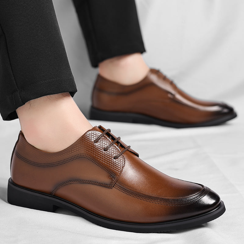Abelardo | Botas Oxford de Piel Brillante