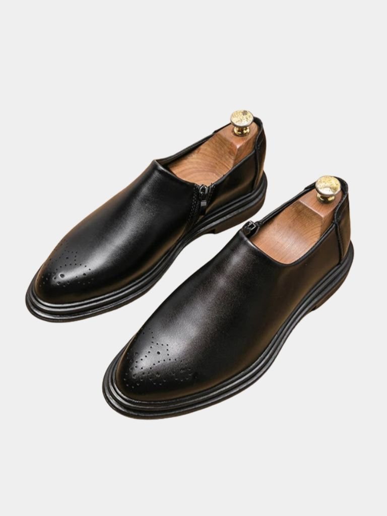 Zacarías | Mocasines de Piel Marrón Prestige