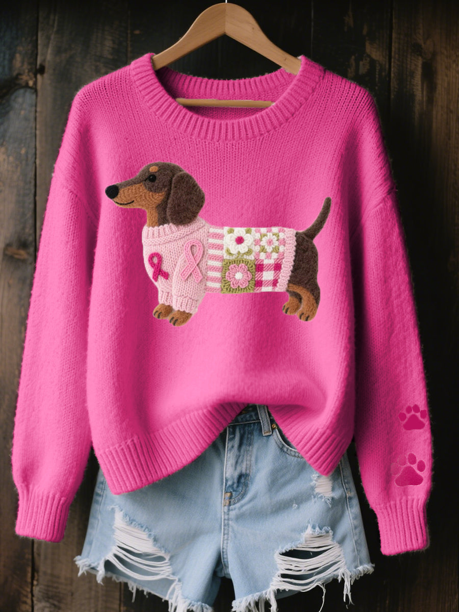 Fátima | Jersey de lana con dachshund